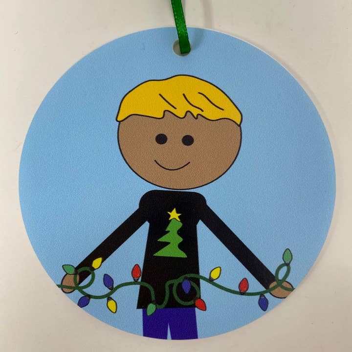 Boy with Lights (Blonde) for wholesale by The Polka Dot Box