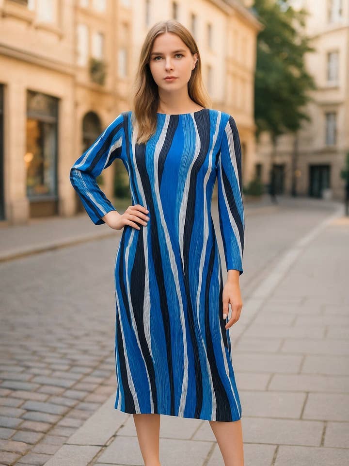 ABITO PLISSETTATO BREZZA MARINA per la vendita all'ingrosso da parte di ZYM