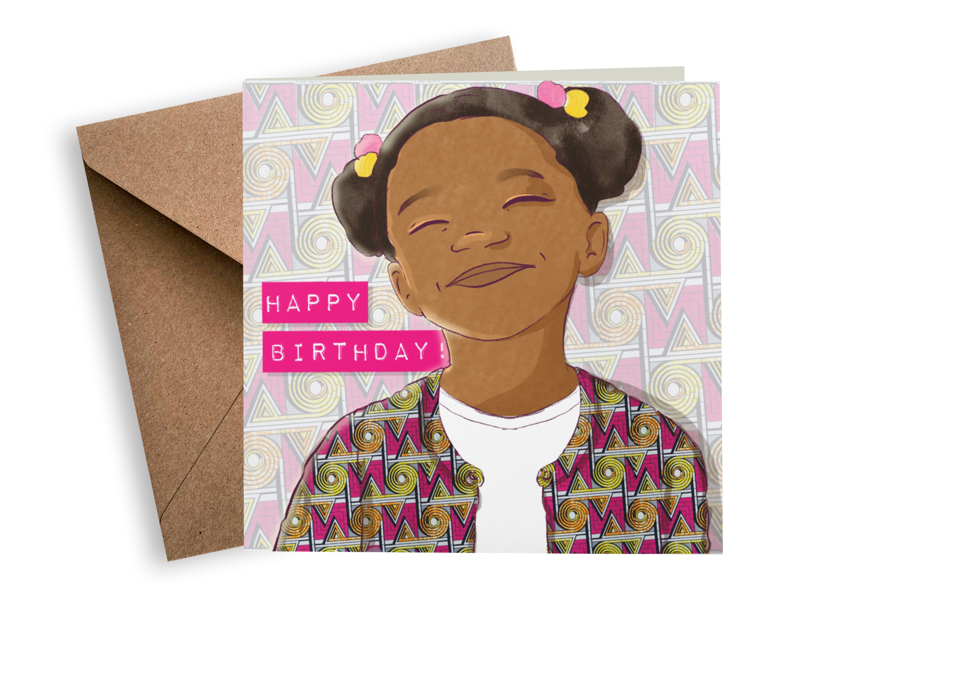 Aziza Illustrates - Vente Cartes d'anniversaire - Carte d'anniversaire pour fille0