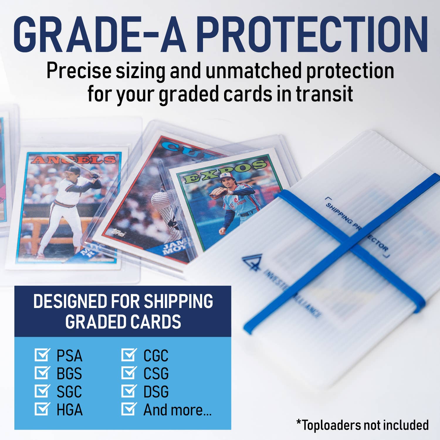 Invested Alliance LLC - Vente Jeu de cartes - Protecteur d'expédition pour cartes à collectionner 4x6 - Pack de 1003