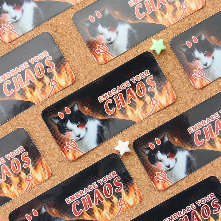 CATDAD SHOP - Wholesale Sticker - cat motivation stickers2