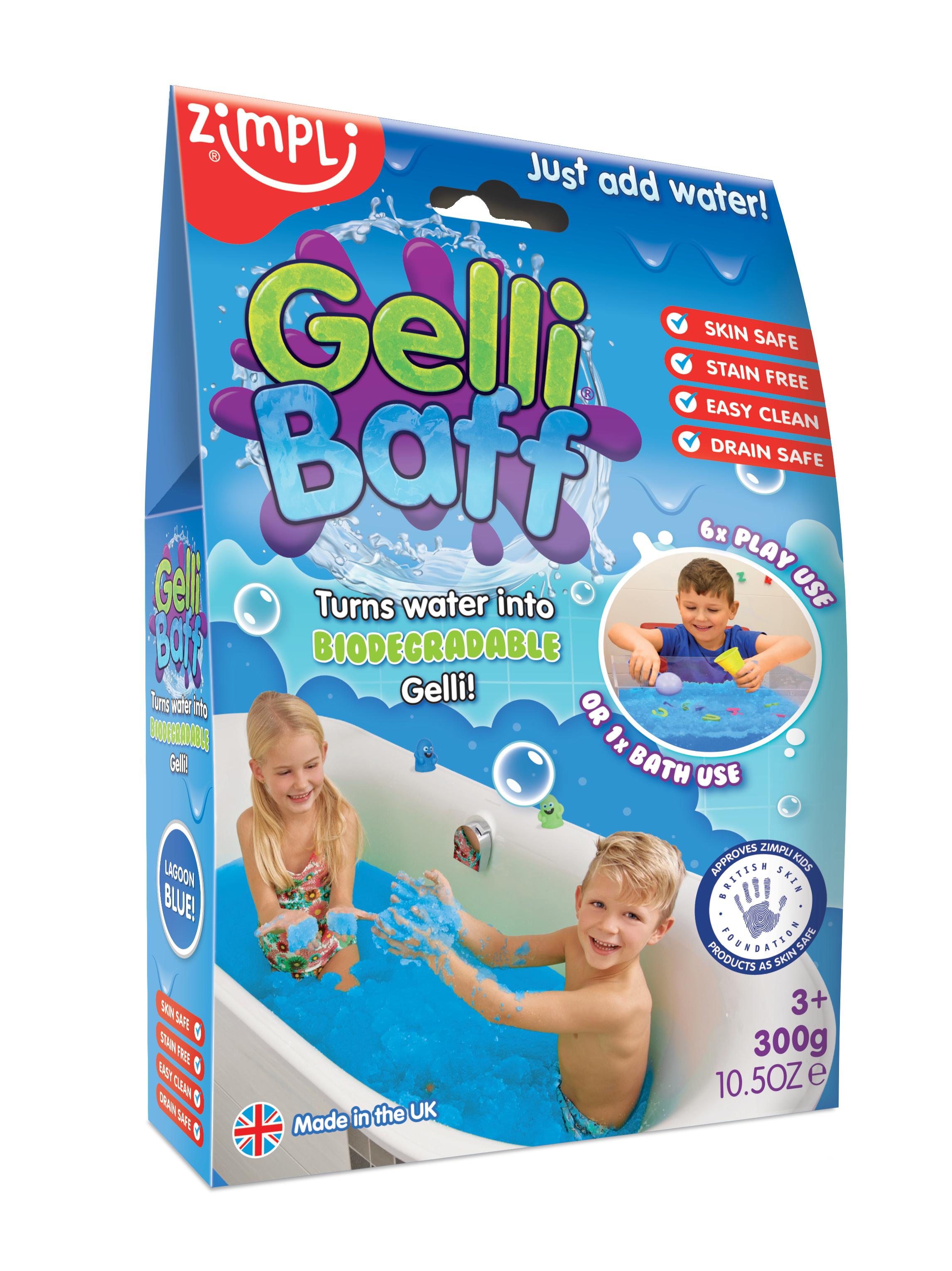 Zimpli Kids - Wholesale Bath Toy - Baby - Zimpli Gelli Baff Mixed Red & Blue - Sensory Bath Toy1