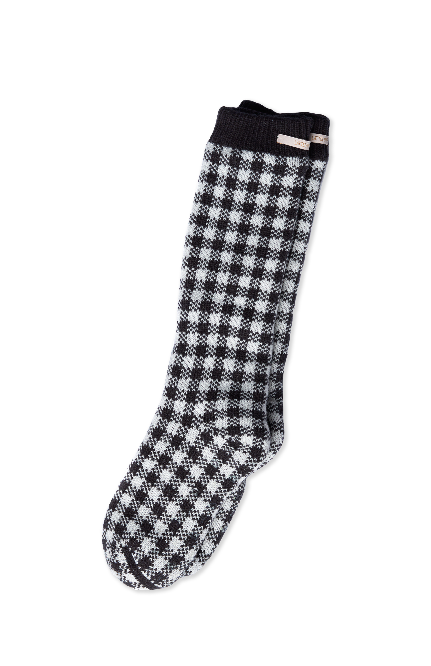 LATTELOVE – wholesale Socks – Women's – Gingham Lounge Sock4