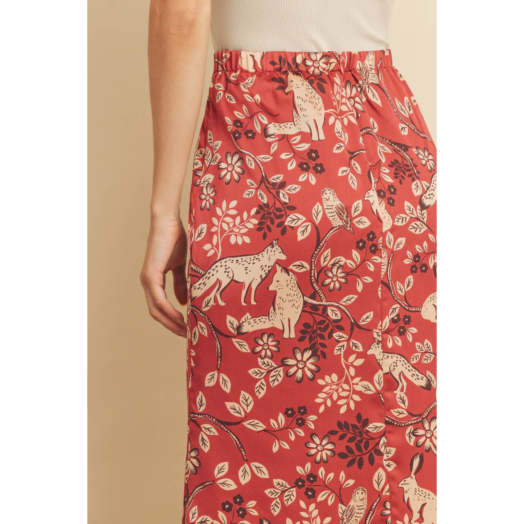 BRICK WOOD Just A Little Wild Midi Pencil Skirt for wholesale on Faire3