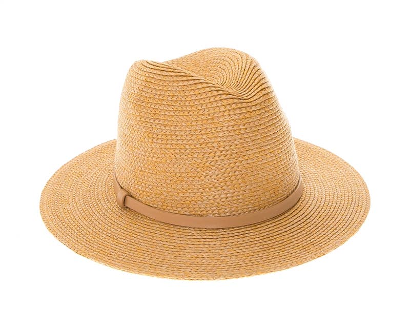 DNMC - Vente Chapeau de paille – femme - Chapeau Fedora en Paille de Raphia pour Femme - Chapeau d'Été Élégant0