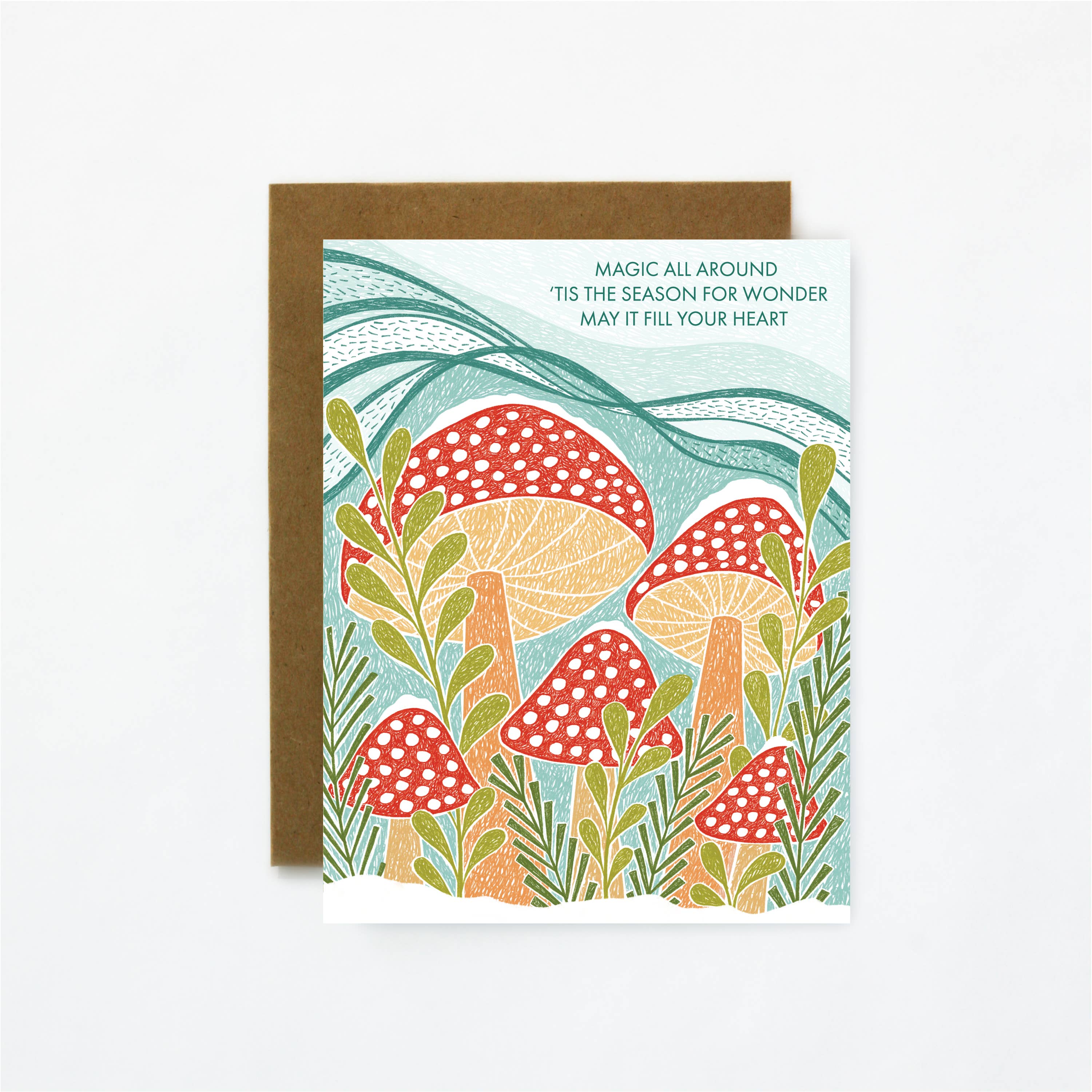 Quiet Lines Design - Wholesale Season's Greetings Card - Most Magical Time-Holiday Greeting Card