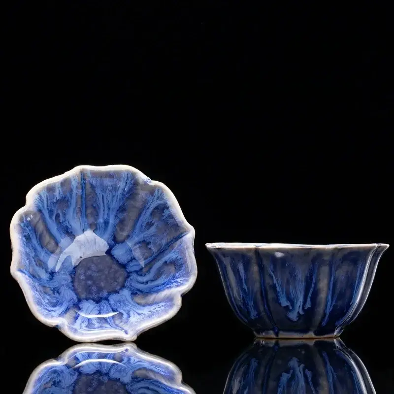 Otterware – wholesale Coffee/tea cup – Handmade Artisanal Tenmoku Glaze Tasting Cup (Single)9