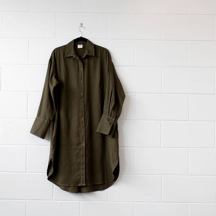 Jorge Street - Wholesale Dress – Women's - Jasper Linen Shirt Dress8