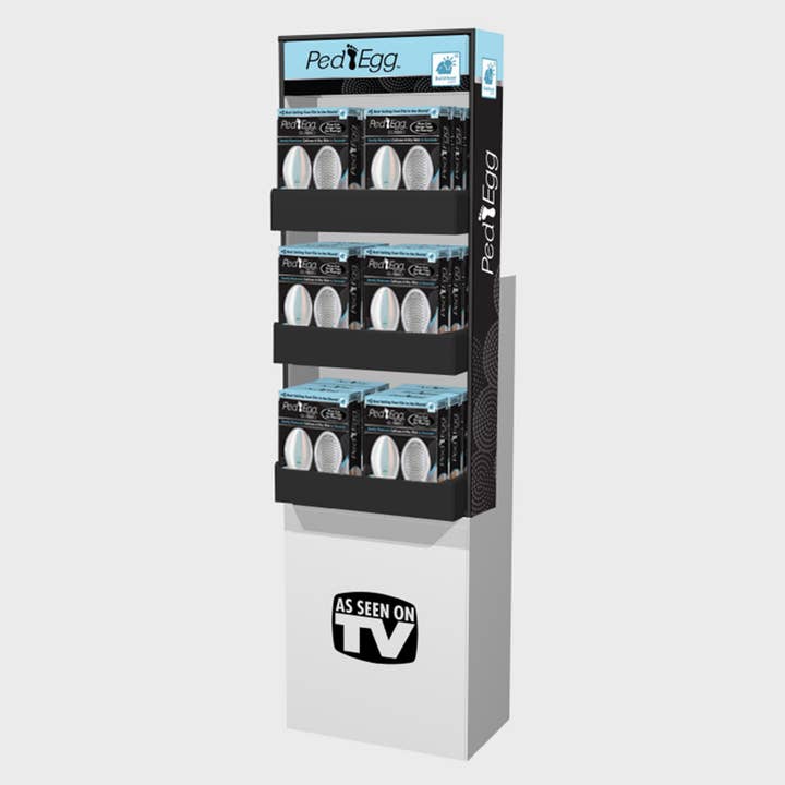PedEgg Pro Retail Floor Display for wholesale by BulbHead