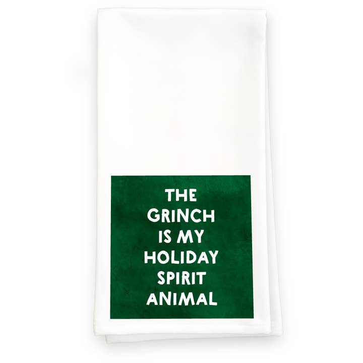 Paisley & Parsley - Wholesale Tea Towel - Grinch - Towel (Christmas)