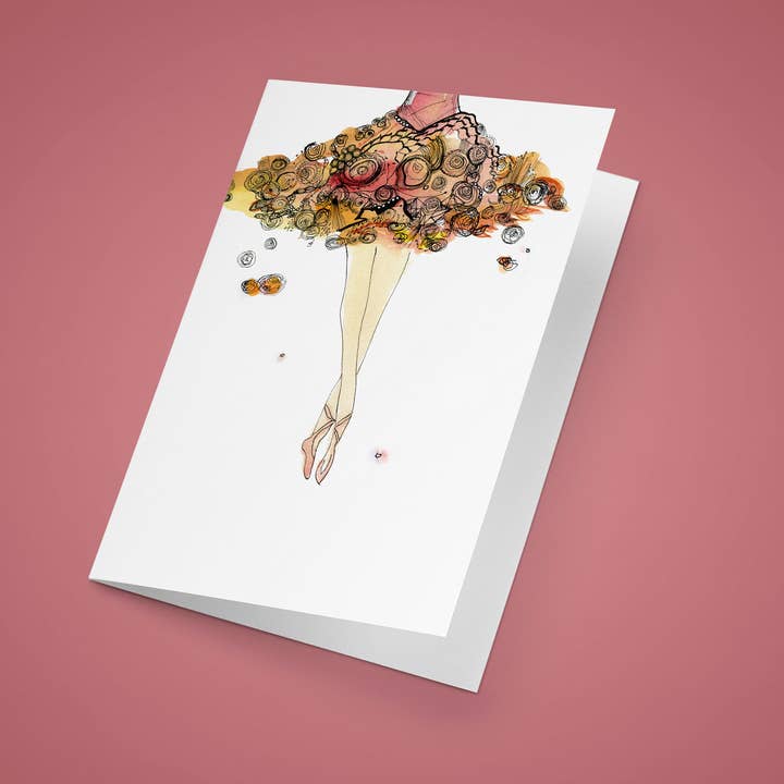 Ballet Cards for wholesale by Hana Firestone Illustration