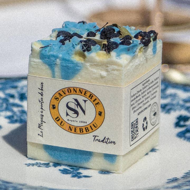 Myrtle Tradition Handmade Soap - Myrtle Berries for wholesale by La Savonnerie du Nebbiu