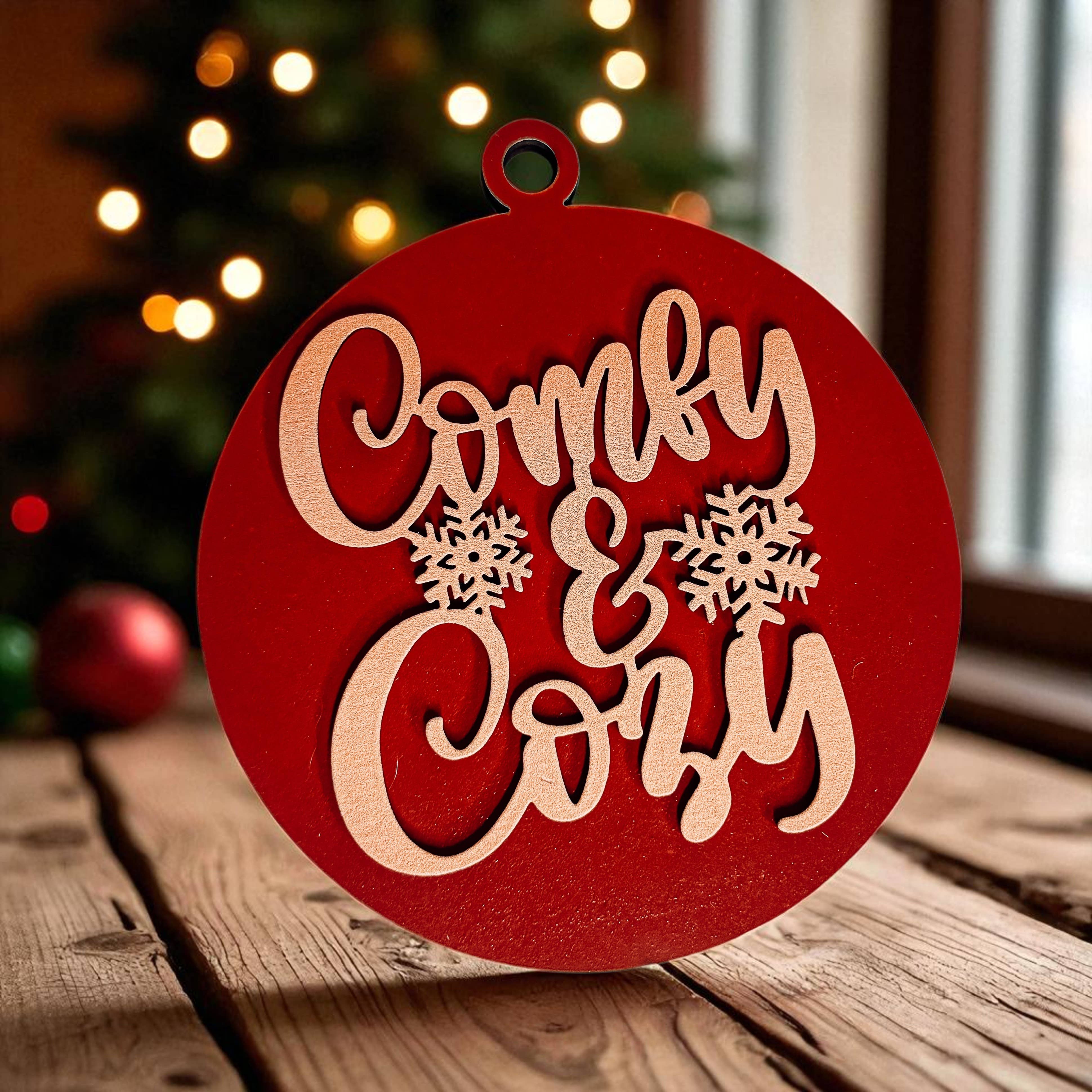 Gia Roma - Wholesale Ornament - Hanging Christmas Decor + Handmade Wooden Ornament Funny41