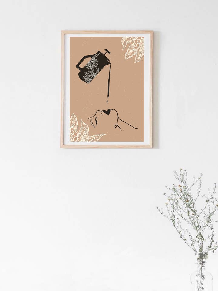 Stampa artistica francese per stampa giclée per la vendita all'ingrosso da parte di Sheena lange Illustrations