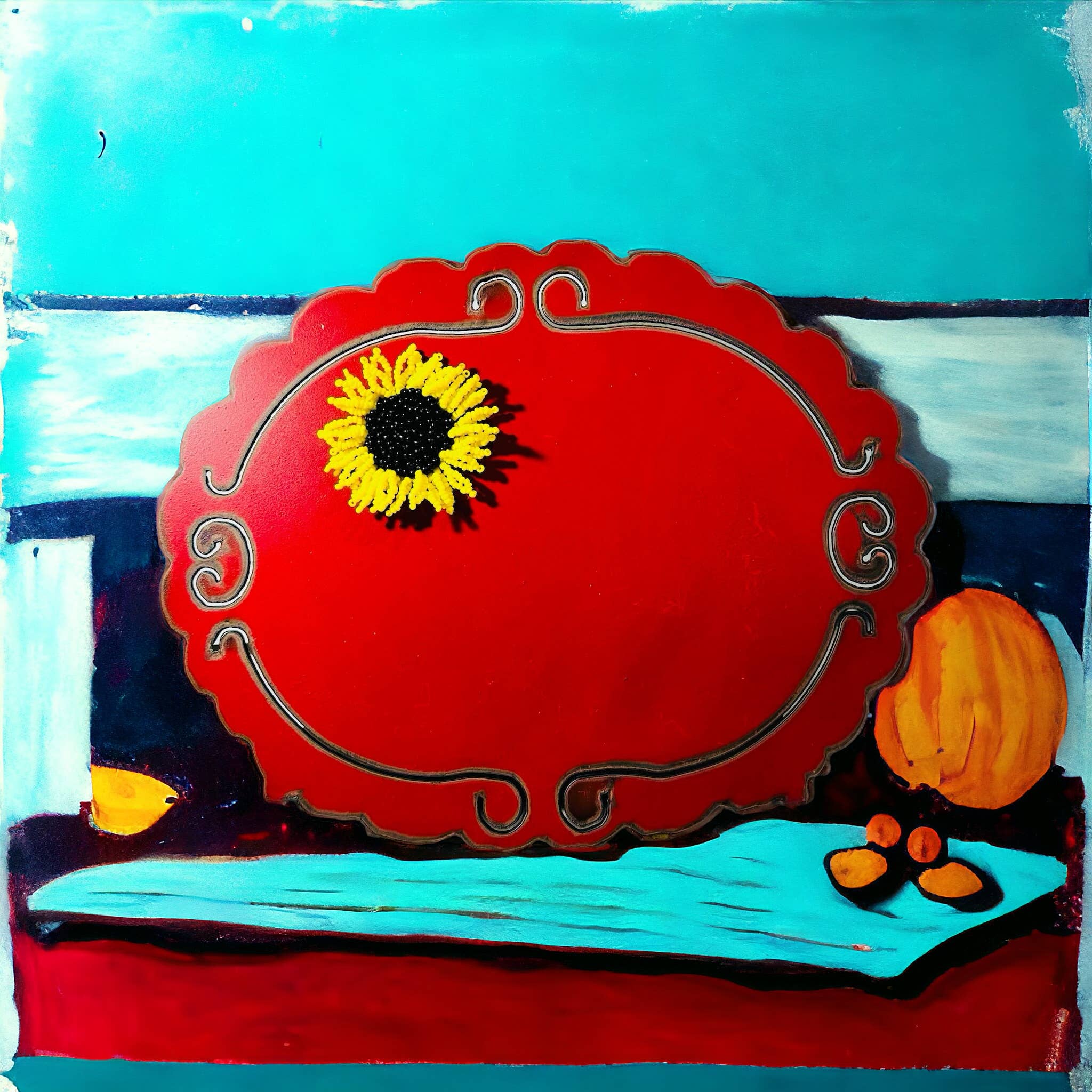 Whimsies - Wholesale Picture Frame - Sunflower Picture Frame memo board magnet beaded sunflower 2