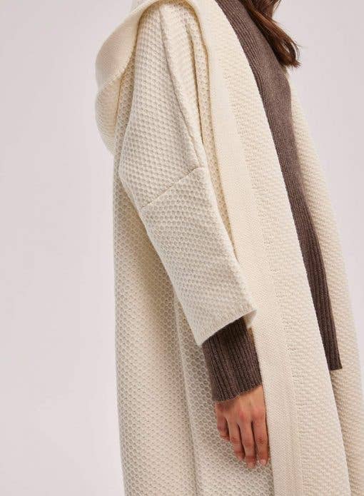 NAP – Cardigan - Mulher por atacado – Cardigã de ponto com capuz com palangre6