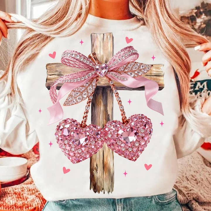 Camiseta Jesús Valentine, Suéter Cherry Valentine para venta al por mayor de DLT Ecommerce