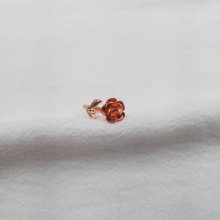 ENA Jewelry - Wholesale Band/Stacked Ring - Rose Anxiety Fidget Spinner Ring1