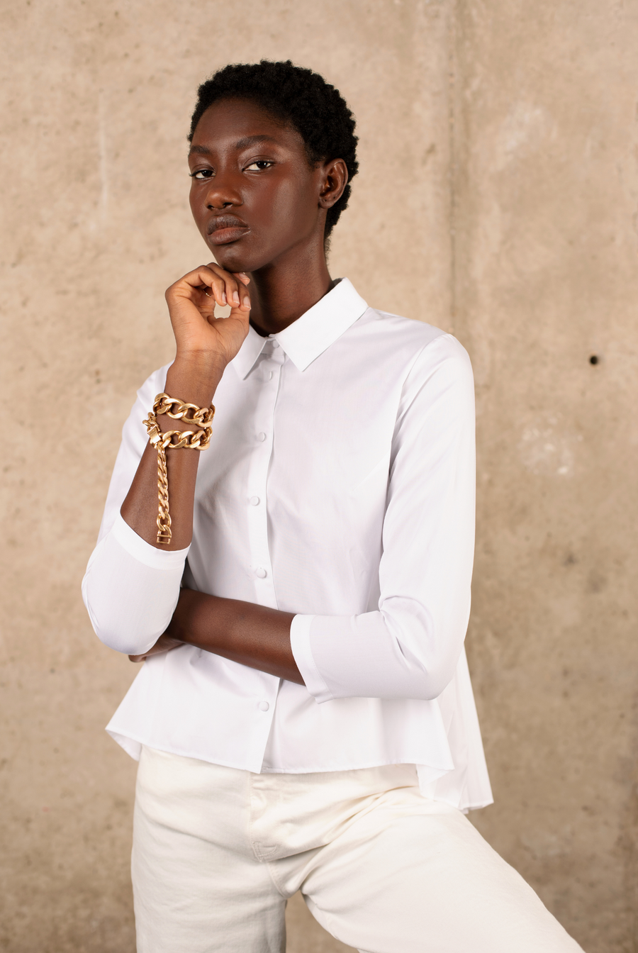 Maaxine – wholesale Buttoned-down shirt – Women's – LIVIA WHITE3