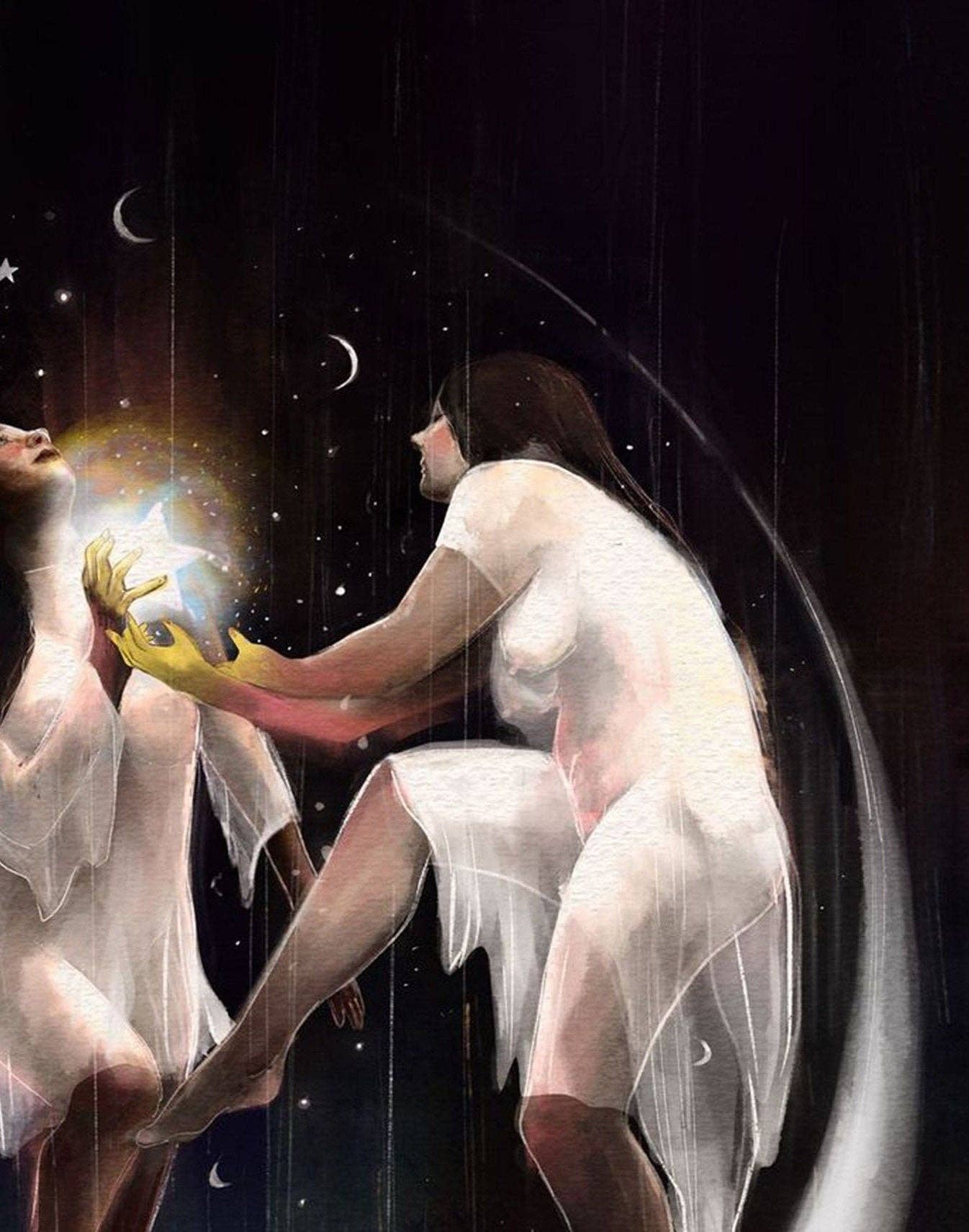 Kendra Hirons Art - Wholesale Art Print - Moon Dancing2