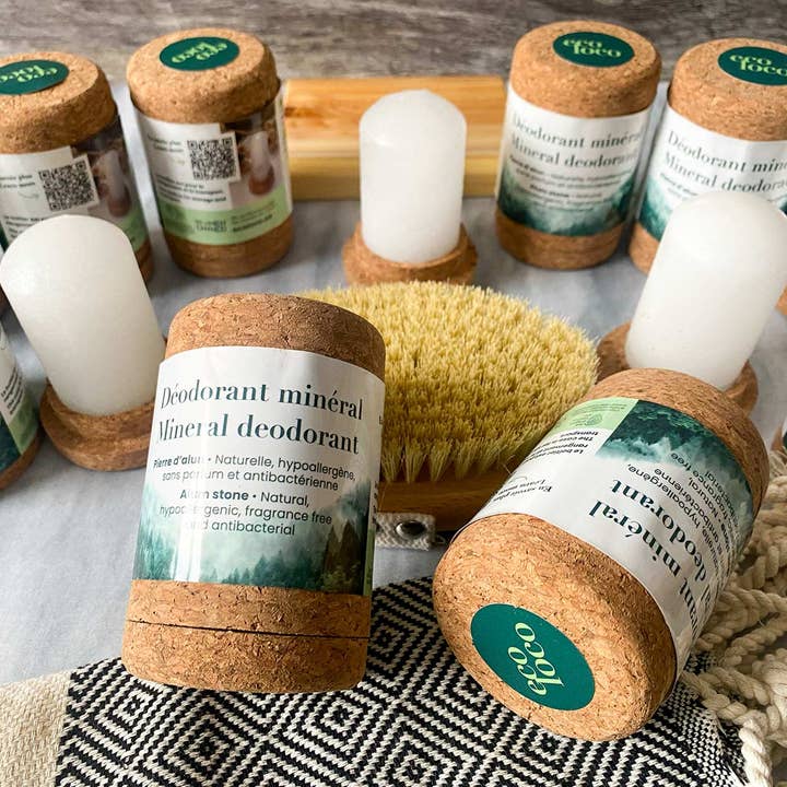 Alum stone deodorant stick (120g) for wholesale by Eco Loco