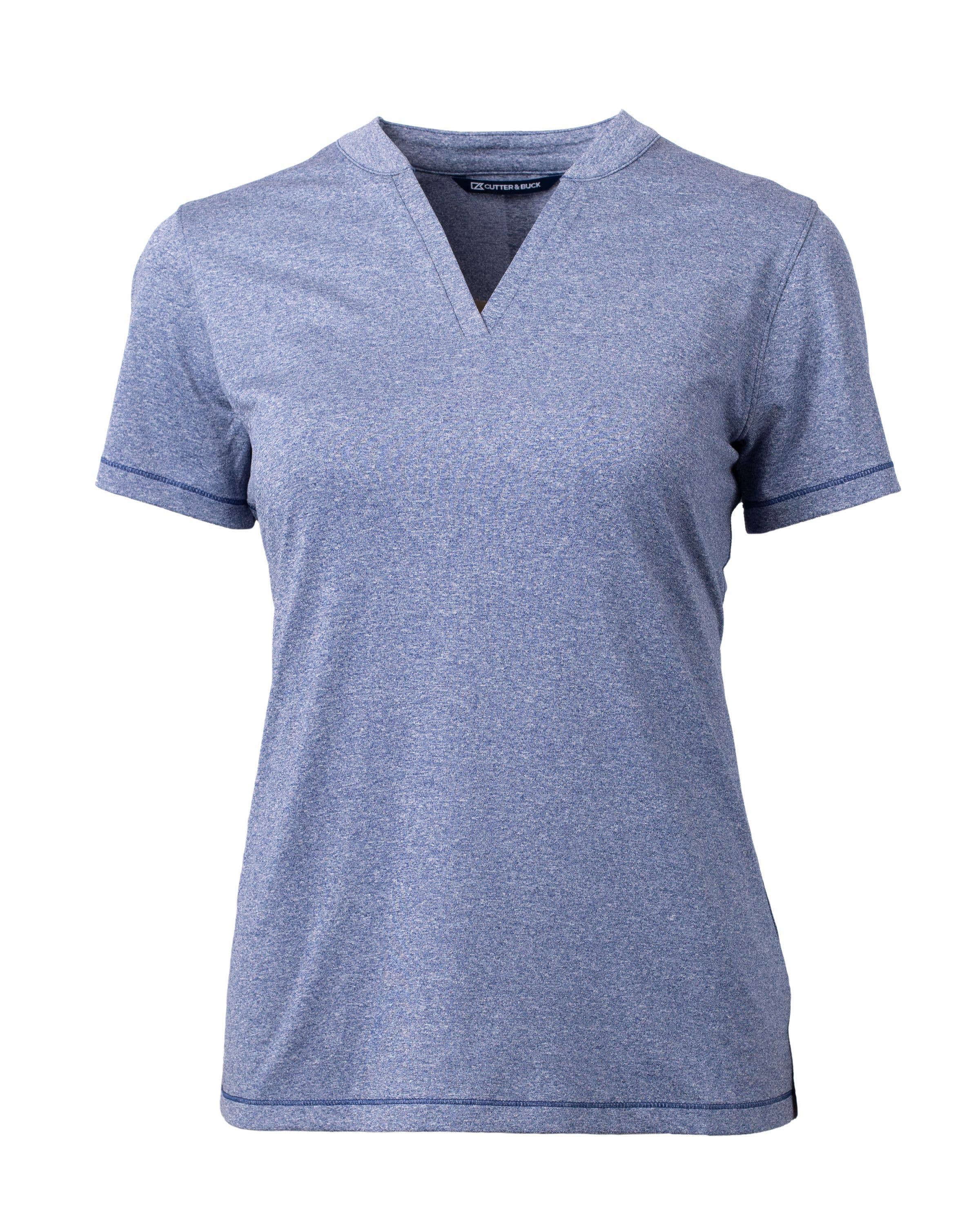Cutter & Buck - Wholesale Polo - Women's - Cutter & Buck Forge Heathered Stretch Womens Blade Top10