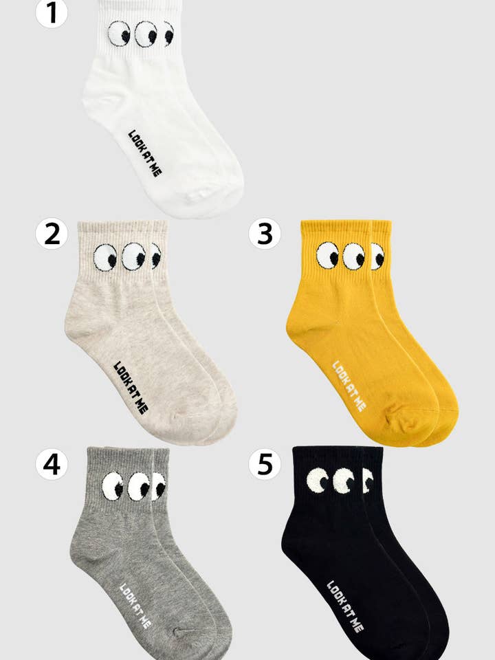 Chaussettes Crew Look At Me pour femmes pour la vente par 7DAYSSOCKS