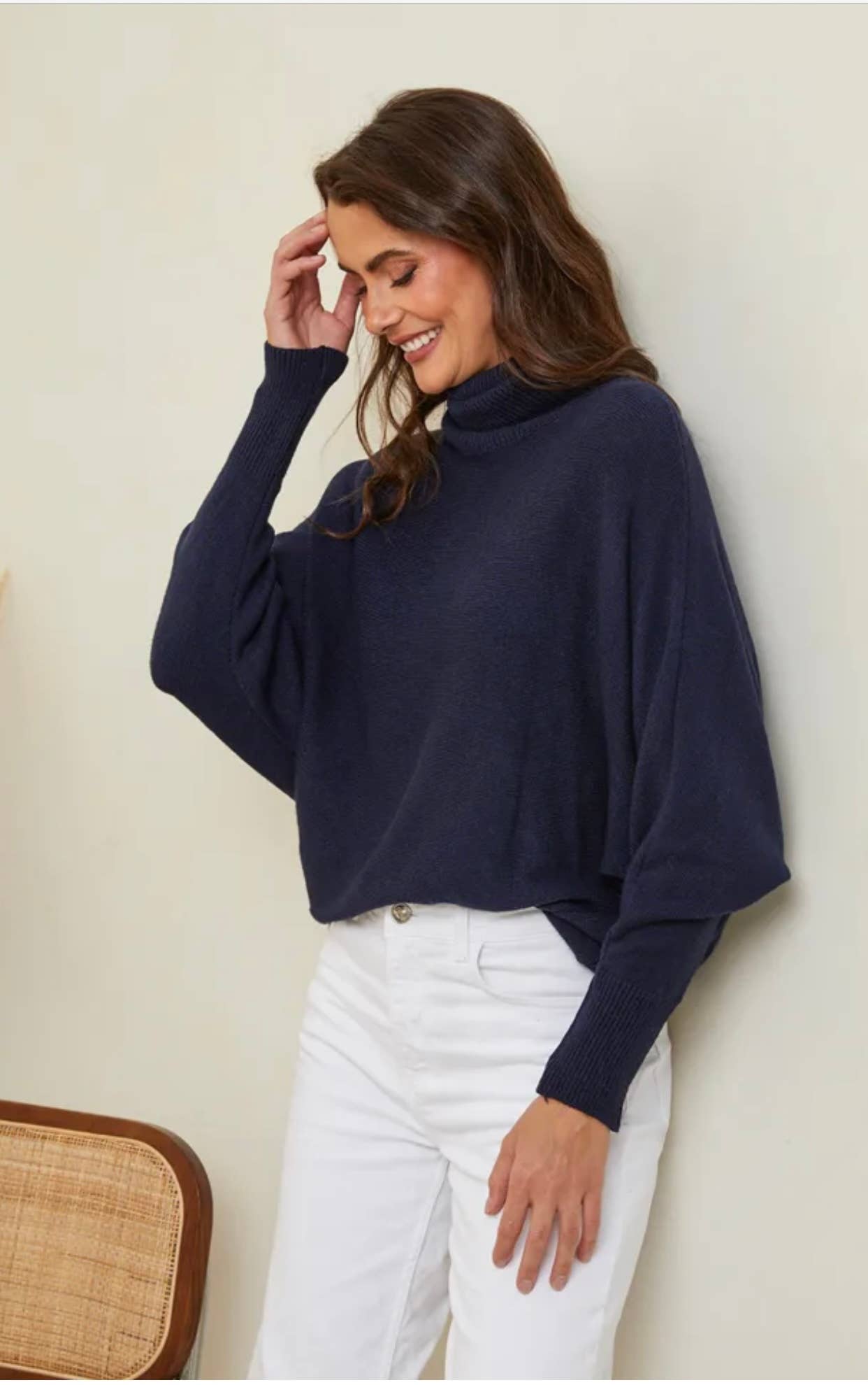 LÉA & LUC - Wholesale Knit Sweater - Women's - Turtleneck sweater REF. 614225