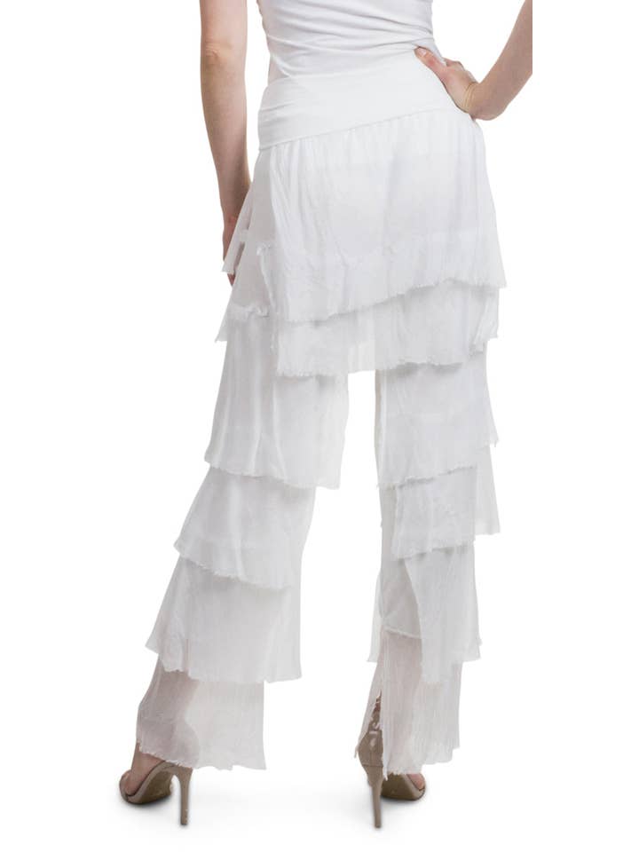 Gigi Moda - Wholesale Pants - Women's - Silk Ruffle Pant