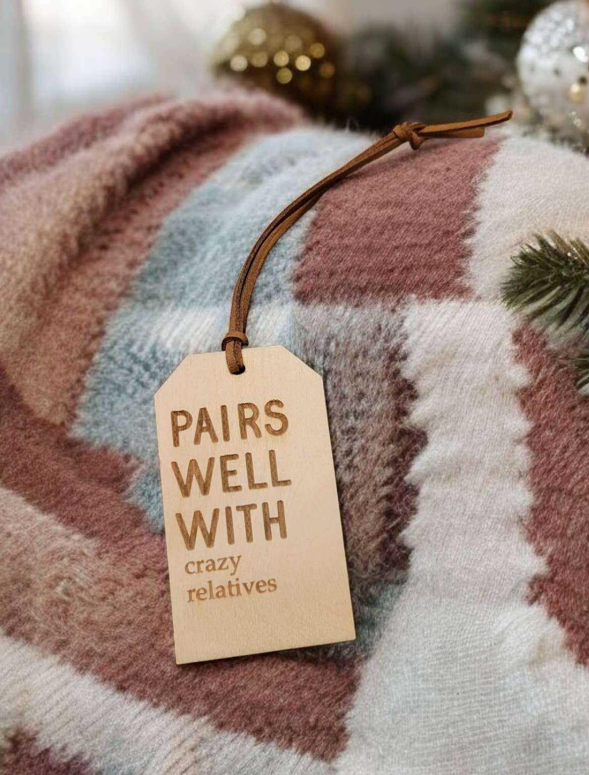 Ellie Joe Design Co – Cartão de presente por atacado – Tag de vinho de natal