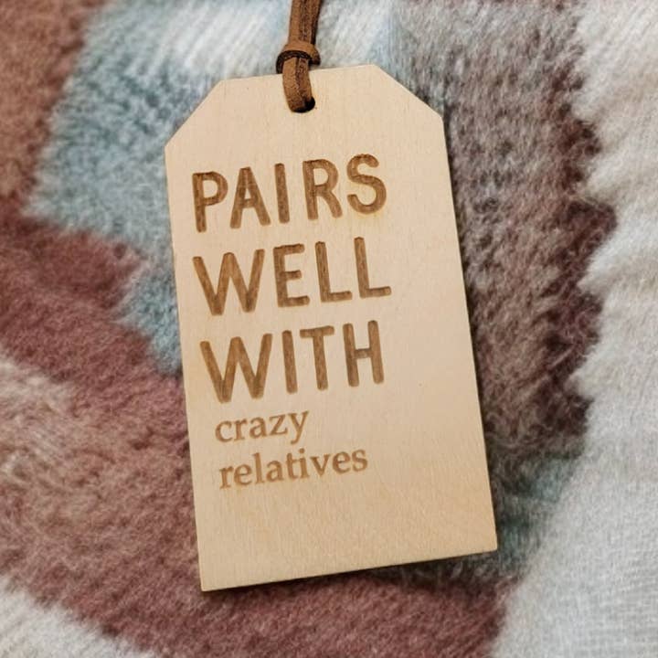 Christmas Wine Tag for wholesale by Ellie Joe Design Co