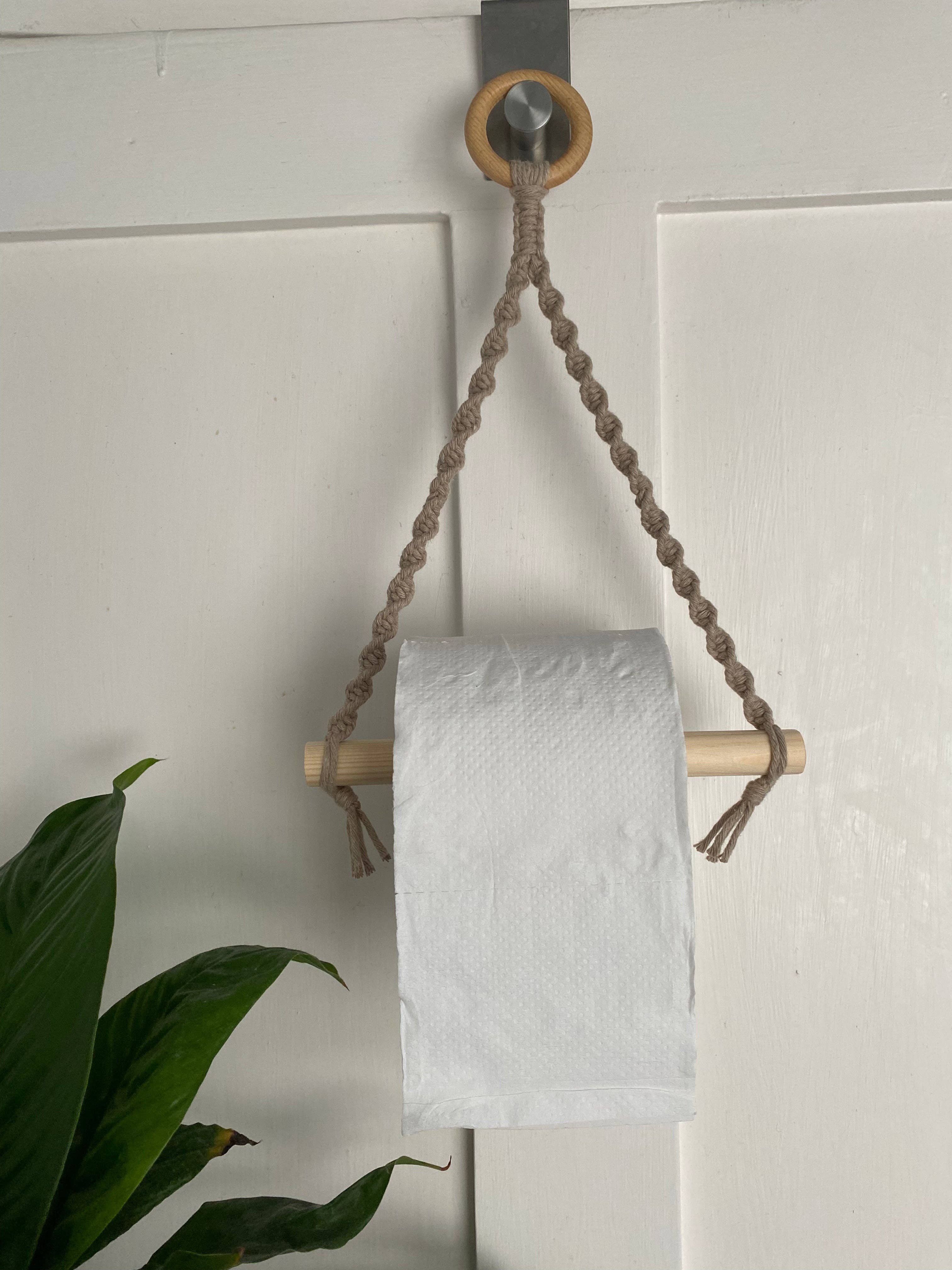 Macra-Made With Love - Wholesale Toilet Paper Holder - Hanging Macramé Toilet Paper Holder6