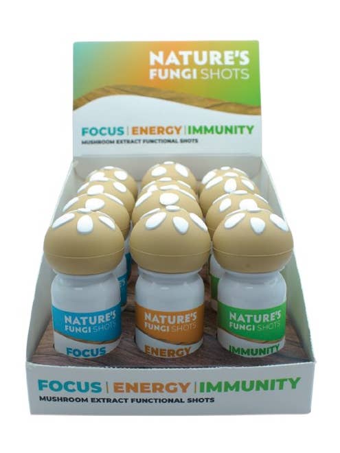Nature's Fungi Functional Mushroom Shots Variety 12ct for wholesale by Nature's Fungi