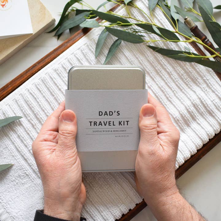 Marigold Charms - Wholesale Set met bad- en lichaamsproducten - Heren - Milieuvriendelijke luxe cadeauset voor op reis2