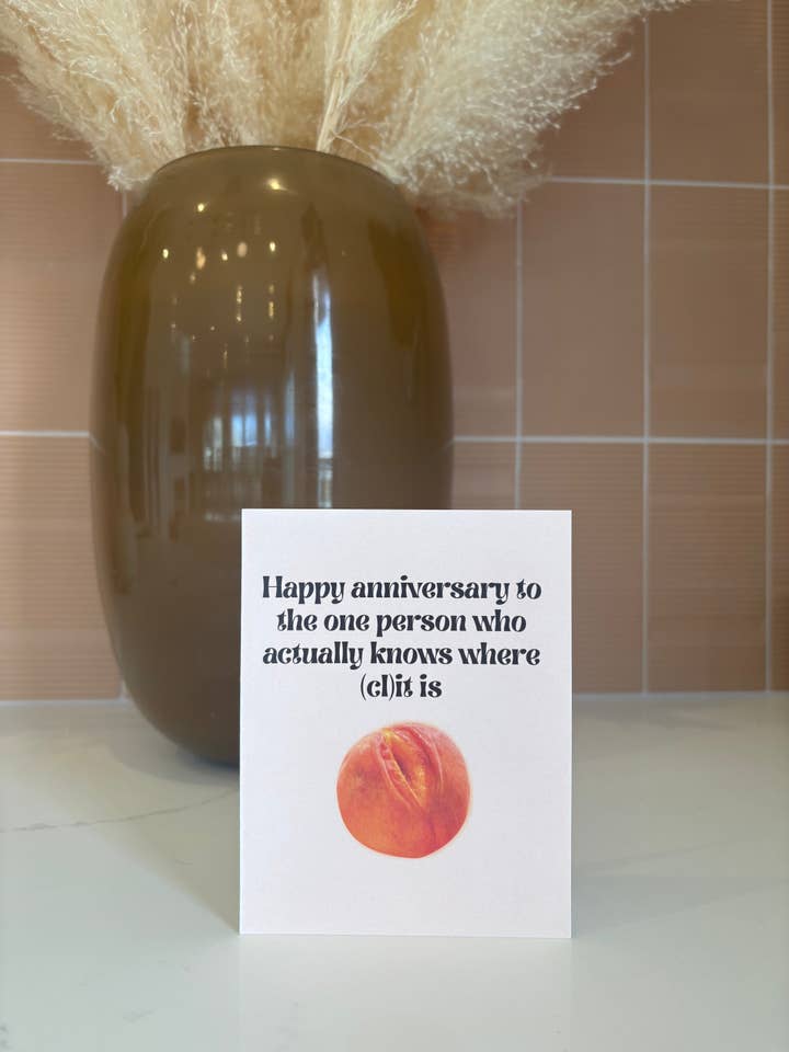 Cl(it) | Carte d'anniversaire audacieuse pour lui pour la vente par Cheeky Ink