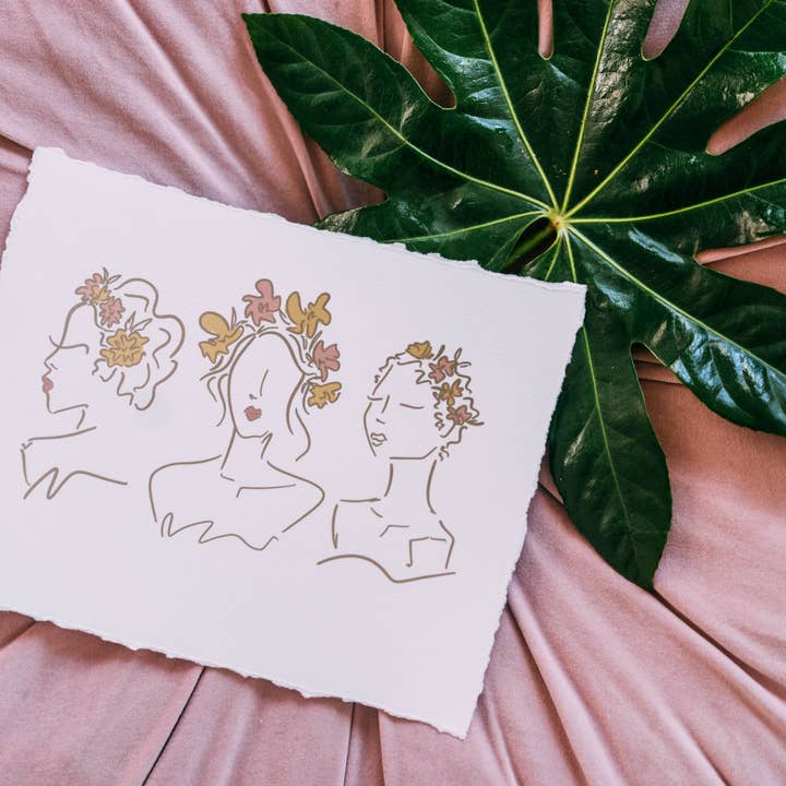 8 po x 10 po pour femmes en fleurs pour la vente par Melarie Odelusi