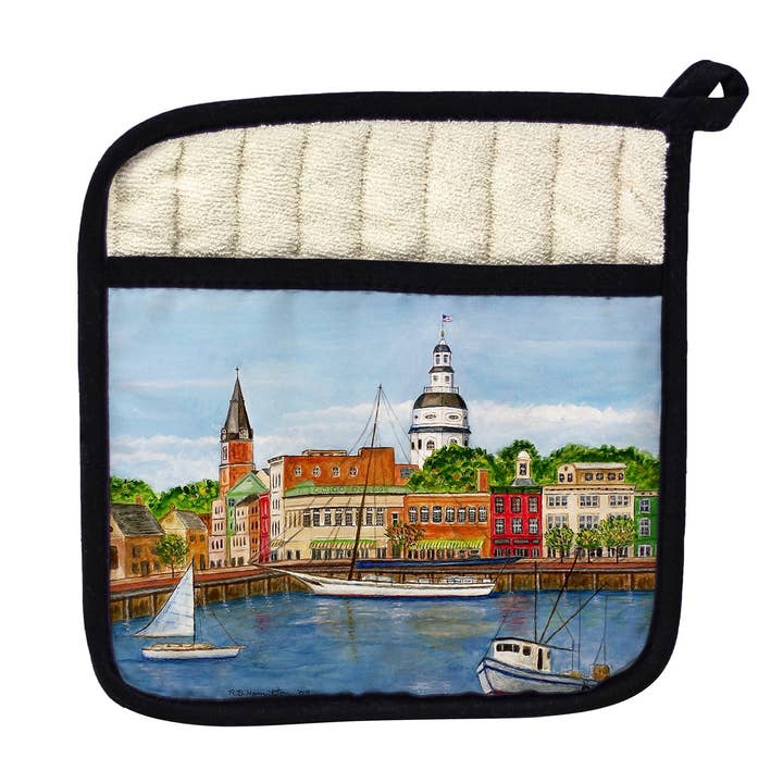 Suporte de Panela Annapolis City Dock, MD por atacado de Betsy Drake Interiors