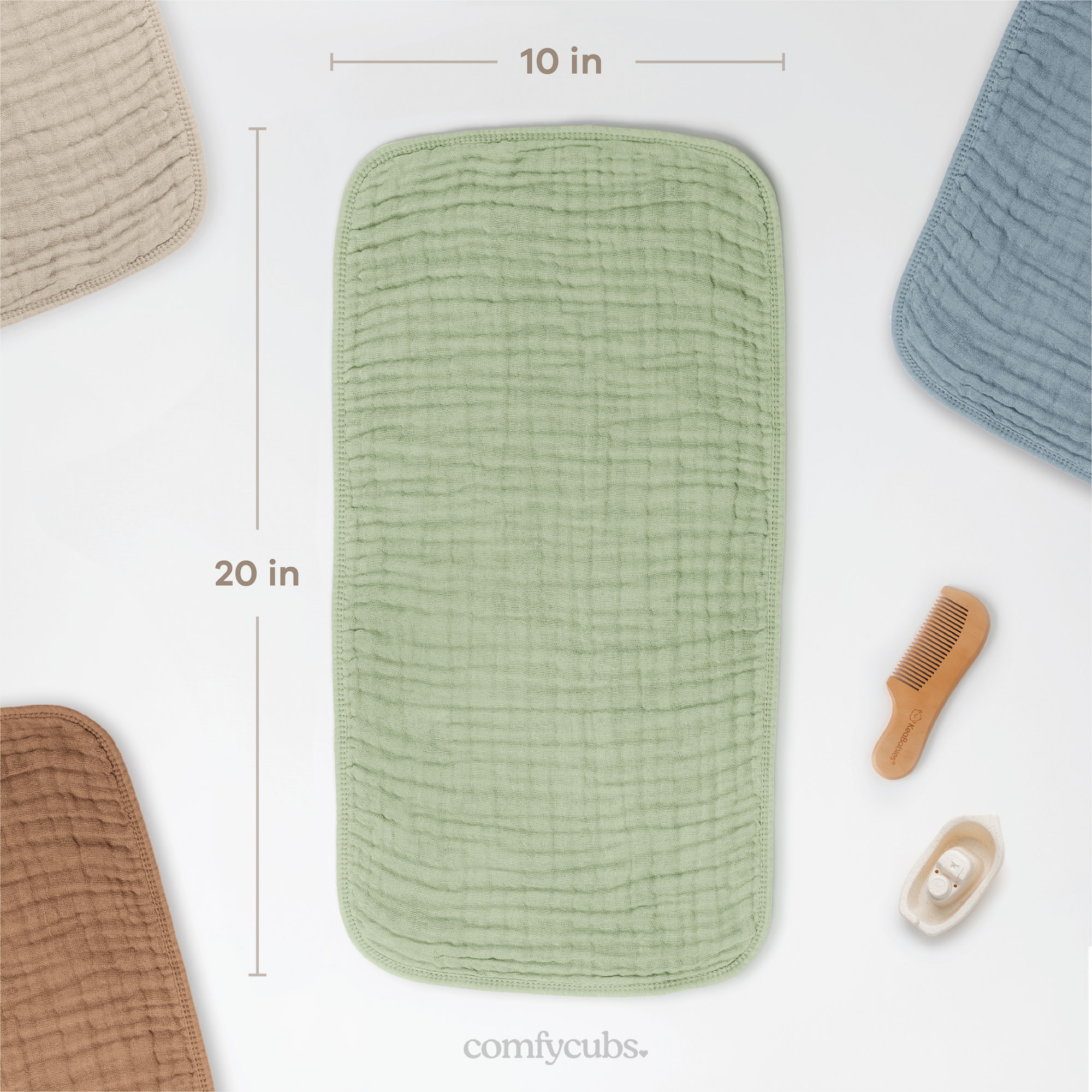 Comfy Cubs - Wholesale Burp Cloth - Baby - Baby Burp Cloths - 100% Muslin Cotton by Comfy Cubs25