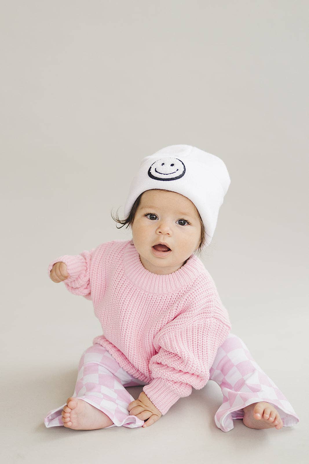 Lucky Panda Kids - Wholesale Knit Sweater - Kids - Chunky Knit Sweater | Pink8