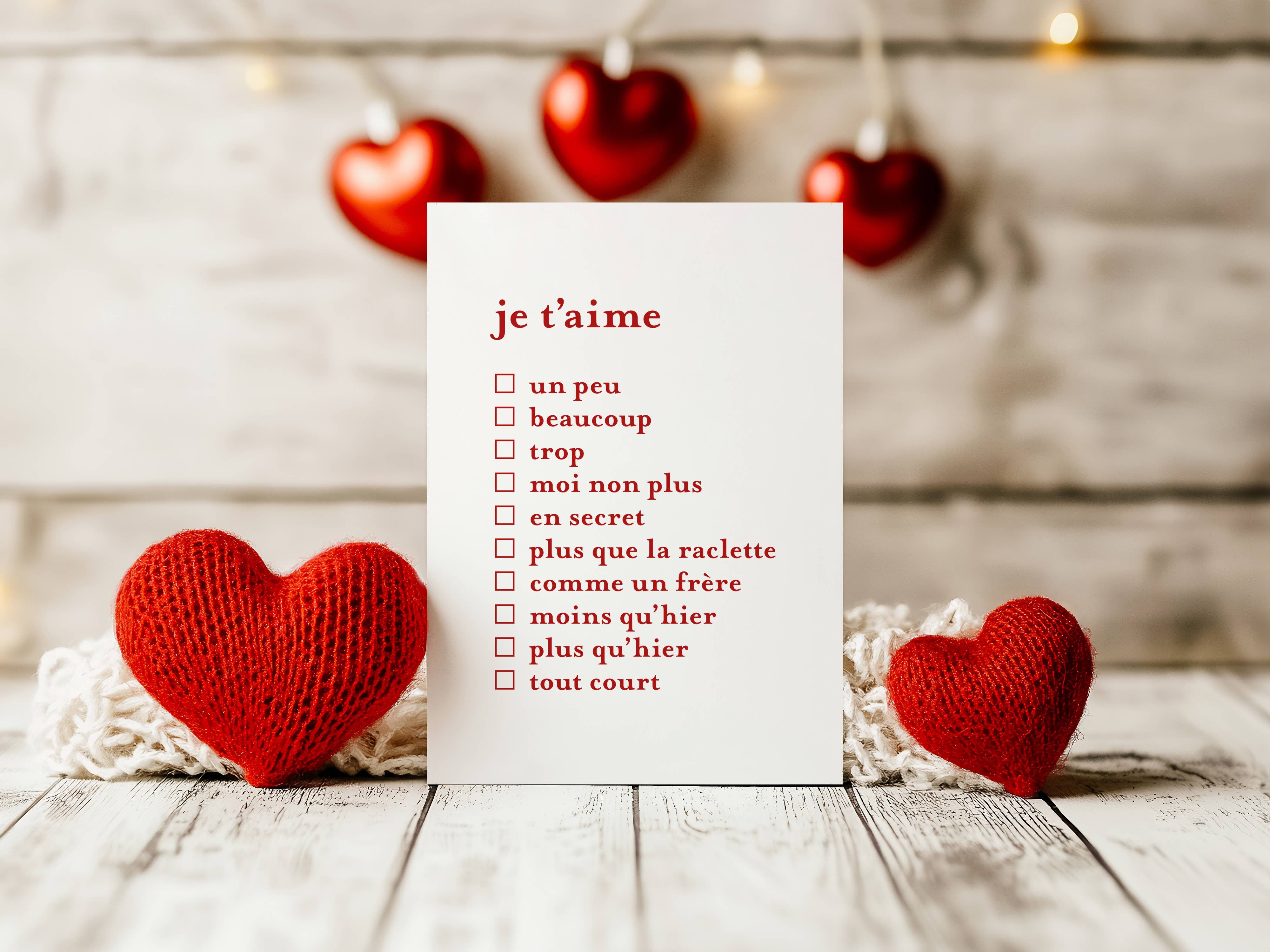 Le shop de Bulma - Wholesale Love Card - "Love" card: I love you like (with envelope)3