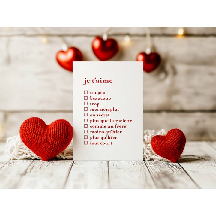 Le shop de Bulma - Wholesale Love Card - "Love" card: I love you like (with envelope)3
