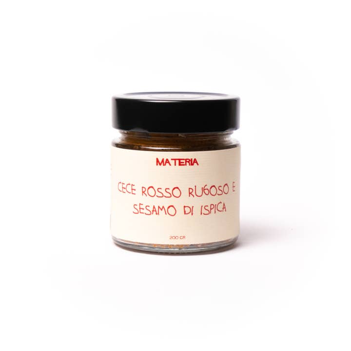 Rote Raucherbsencreme und Tahina aus Ispica für den Großhandel von Materia