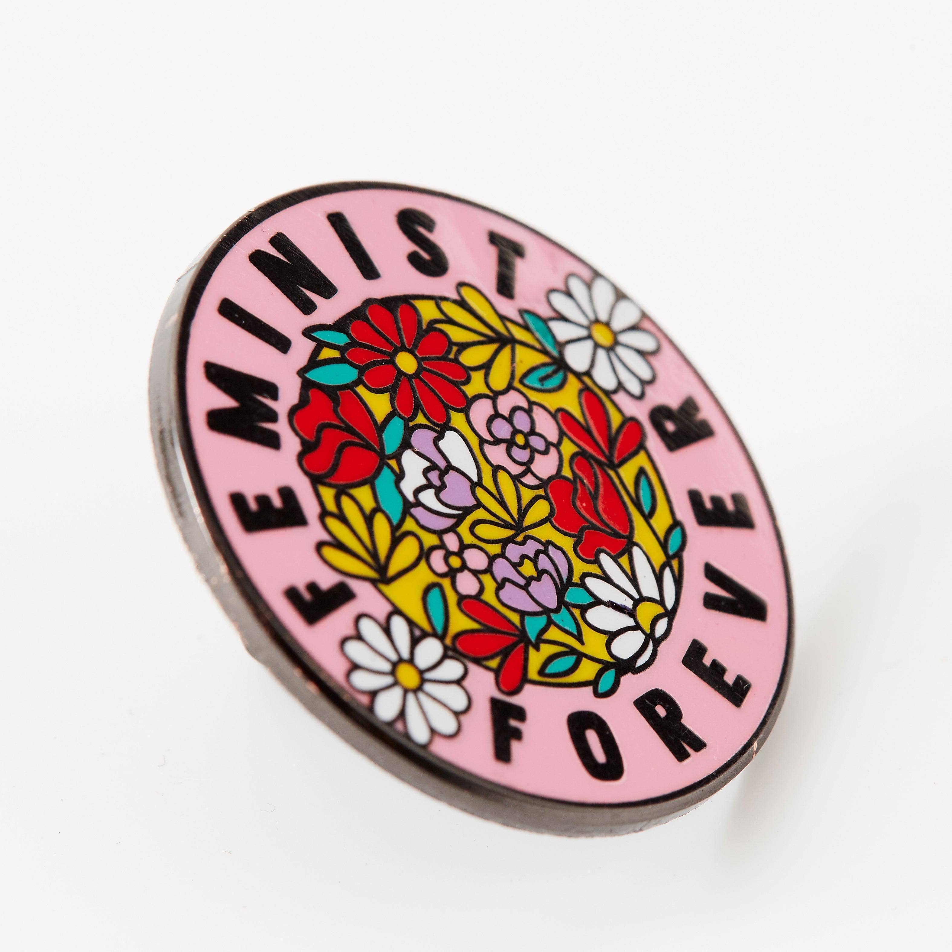 Punky Pins – wholesale Lapel pin/button – Feminist Forever Enamel Pin1
