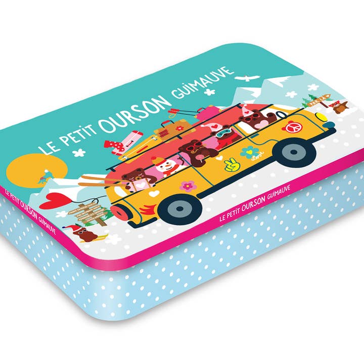 Marshmallow bear in the mountains 130g for wholesale by TASTY FRANCE