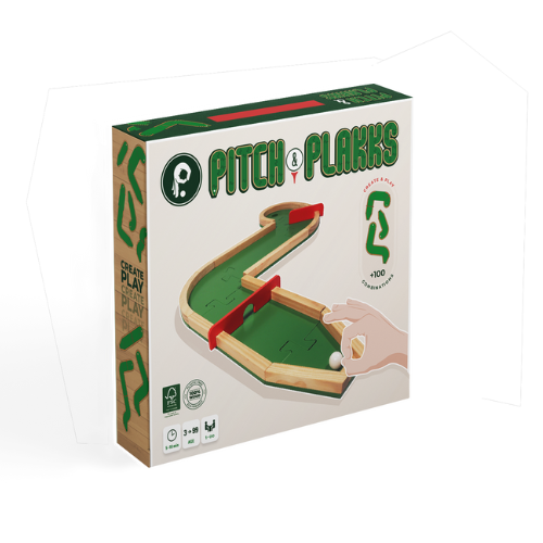 Plakks - Wholesale Board Game - PITCH&PLAKKS | Wooden table mini golf set1