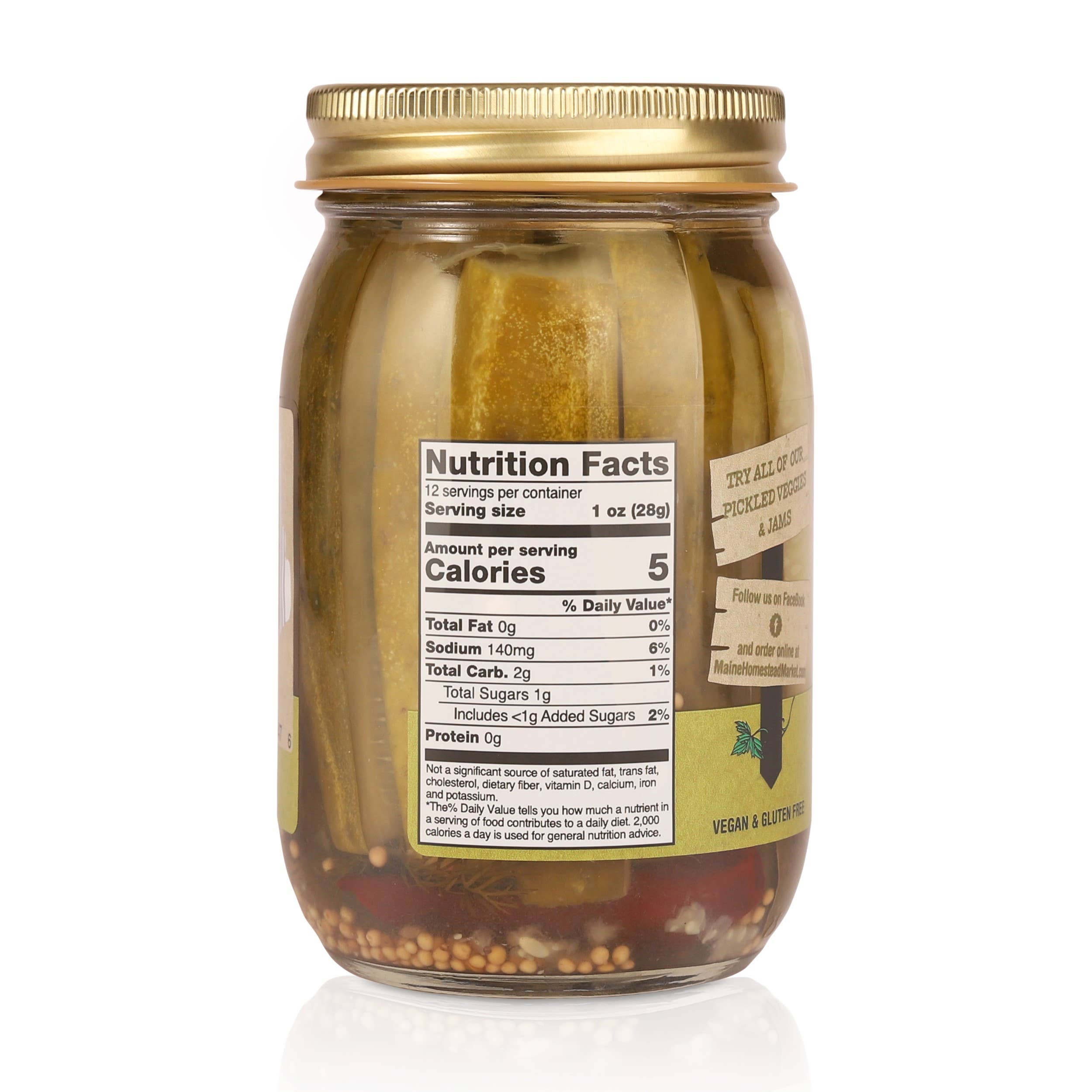 Maine Homestead Inc - Wholesale Pickled Vegetables - Dill Pickle Spears2