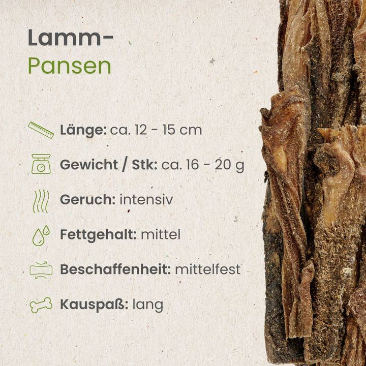 Kauartikel.com GmbH - Wholesale Pet Bone/Rawhide - Dog - Lamb rumen2