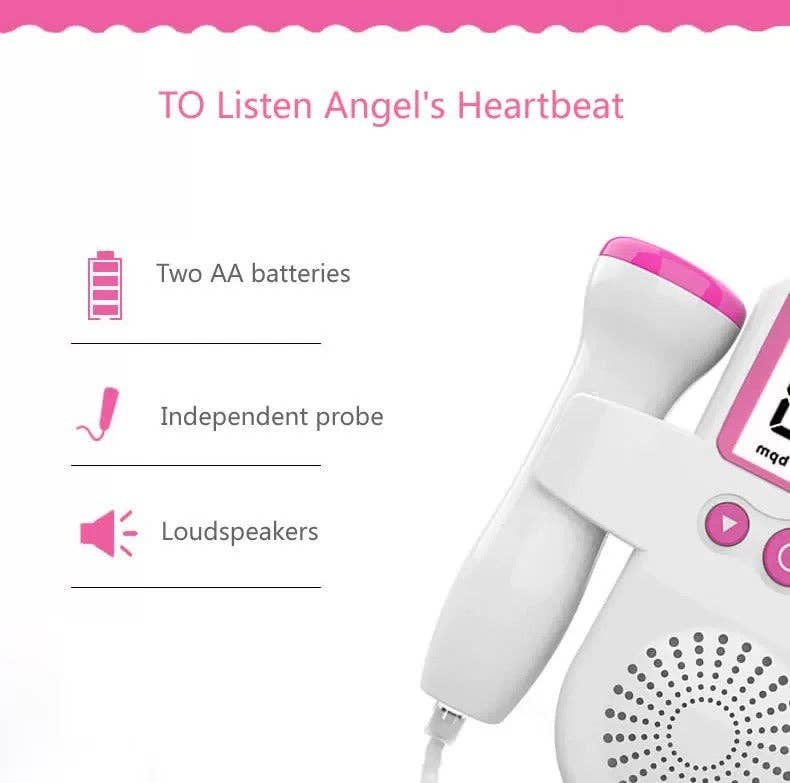 Mix Match Colors Fetal Doppler Baby Heart Monitor For Pregnancy for wholesale on Faire7