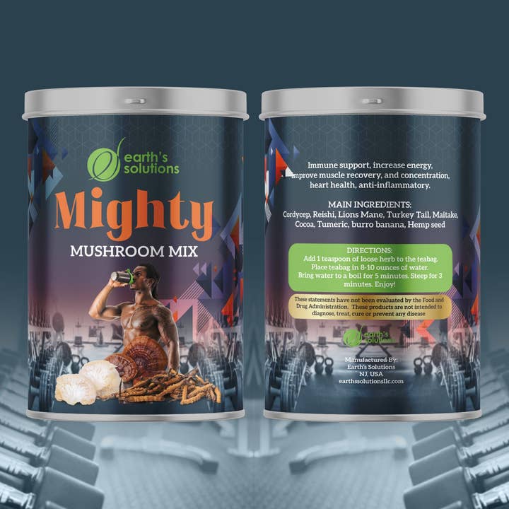 Earth's Solutions llc - Wholesale Protein/Superfood Powder - Mighty Mushroom Mix