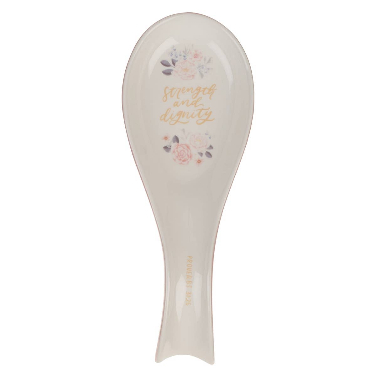 Christian Art Gifts - Wholesale Spoon Rest - Spoon Rest Strength & Dignity Prov. 31:250